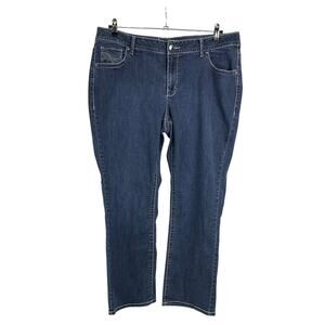 Lane Bryant Genius Fit Bootcut Plus Size Embellished Pocket Jeans Size 20 Reg